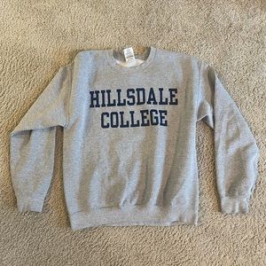Hillsdale College Crewneck Sweatshirt Size Small